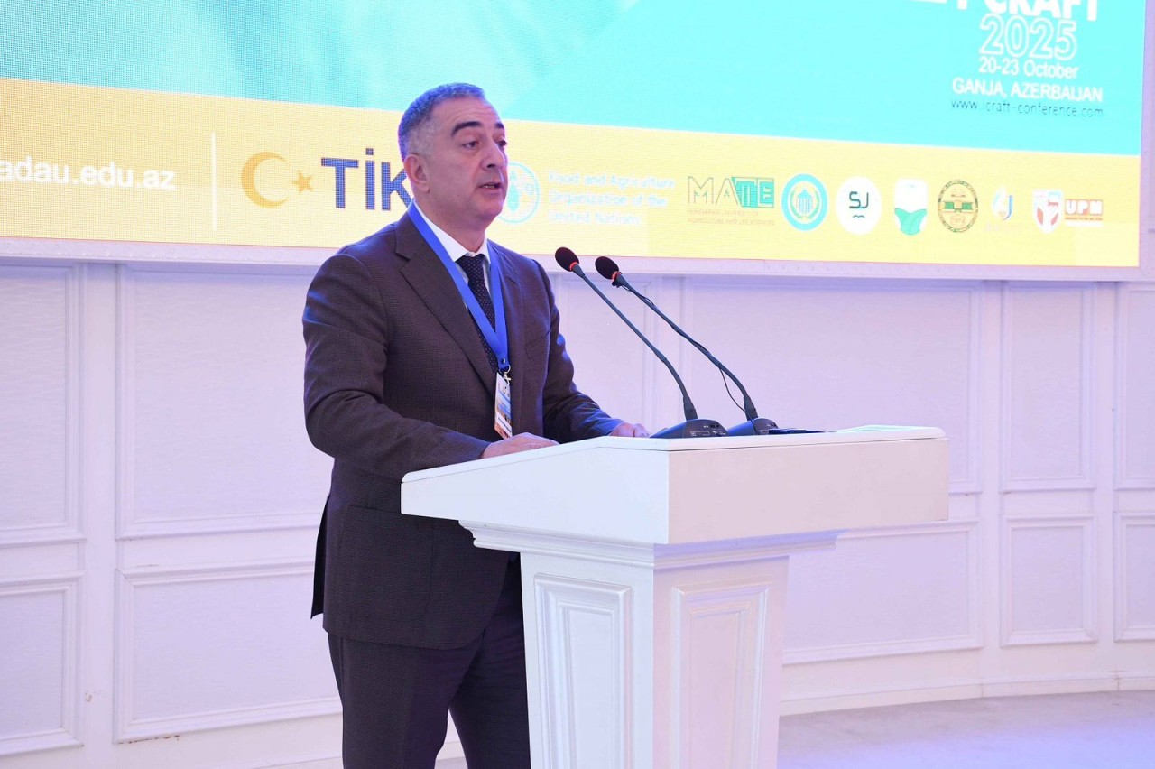 ADAU-da beynəlxalq konfransın açılış mərasimi keçirilib - FOTOLAR